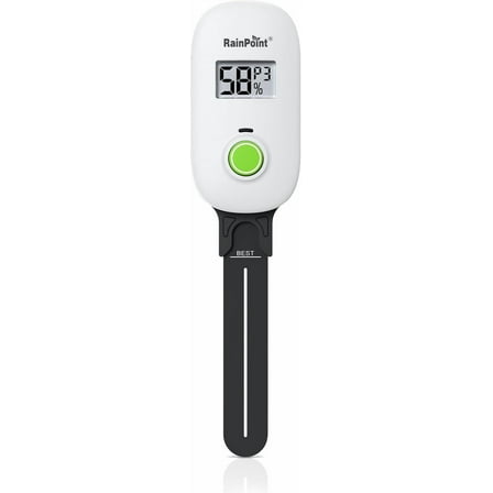 RainPoint Smart Digital Wireless Soil Moisture Meter for Indoor/Outdoor Plants, Soil Probe Hygrometer Sensor, 1 Pack
