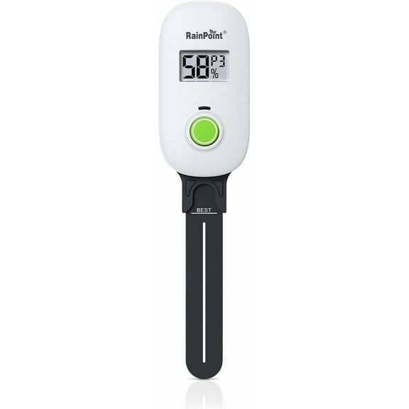 RainPoint Smart Digital Wireless Soil Moisture Meter for Indoor/Outdoor Plants, Soil Probe Hygrometer Sensor, 1 Pack