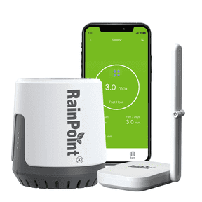 Rainpoint Wireless Digital Rain Gauge with Smart Gateway Hub for Accurate Rainfall Monitoring