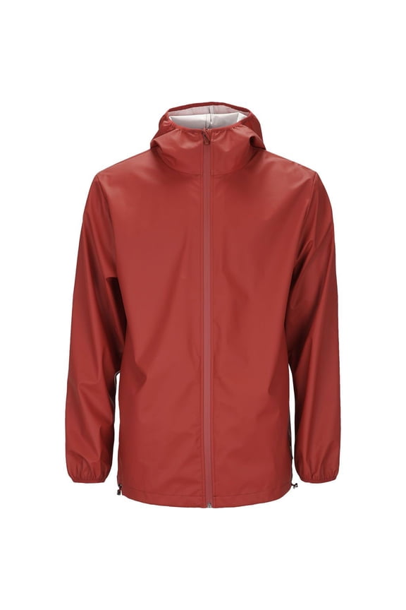 Unisex Base Jacket Raincoat, Scarlet, Medium/Large