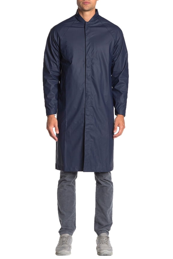 Unisex Mackintosh Water Resistant Coat, Blue, XX-Small/X-Small