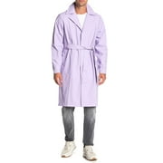 RAINS Unisex Overcoat Raincoat, Lavender, Large/X-Large