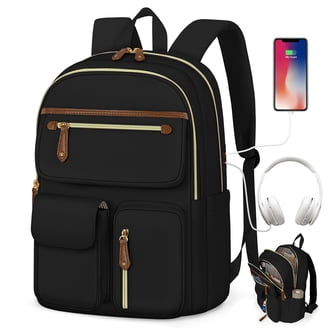 16 x 12 x 6 travel backpack BAGZY Personal Item 16x12x6 Inches, Lightweight 40x30x15 cm Under Seat Carry On Bag for Airlines, Flight Approved Backpack Fits 14 Inch Laptop, Waterproof Nylon Daypack for Women Men and movement from work to travel Carry On Cabin Bag Sponsored