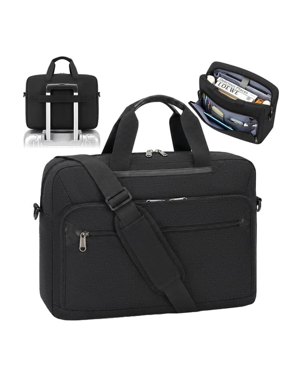 17.3 Inch Laptop Messenger Bag for Men Computer Work Bag with Multi Pockets Waterproof Laptop Briefcase Office, Work, and Business Travel
