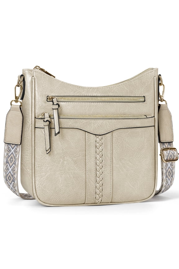 Roomy Crossbody Bags for Women Trendy Handbags Crossbody Purses Soft Leather Shoulder Bag Lightweight Travel Purse