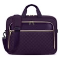 thumbnail image 1 of RAINSMORE Laptop Bag 17.3 Inch Laptop Briefcase for Women Men Waterproof Shoulder Messenger Bag Large Computer Bag for Business Office Work College,Purple, 1 of 9