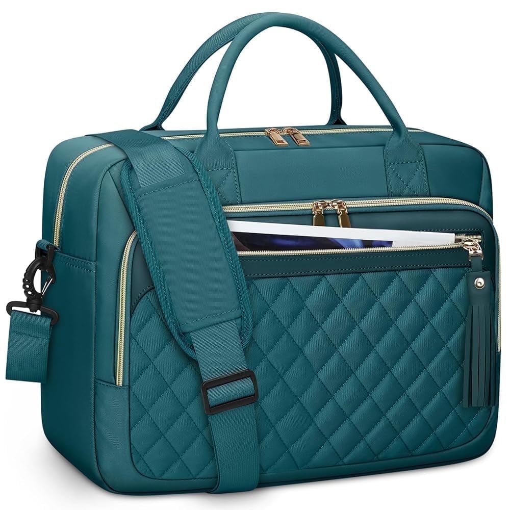 RAINSMORE 17-17.3 Inch Laptop Messenger Bag – Canvas  display picture 3