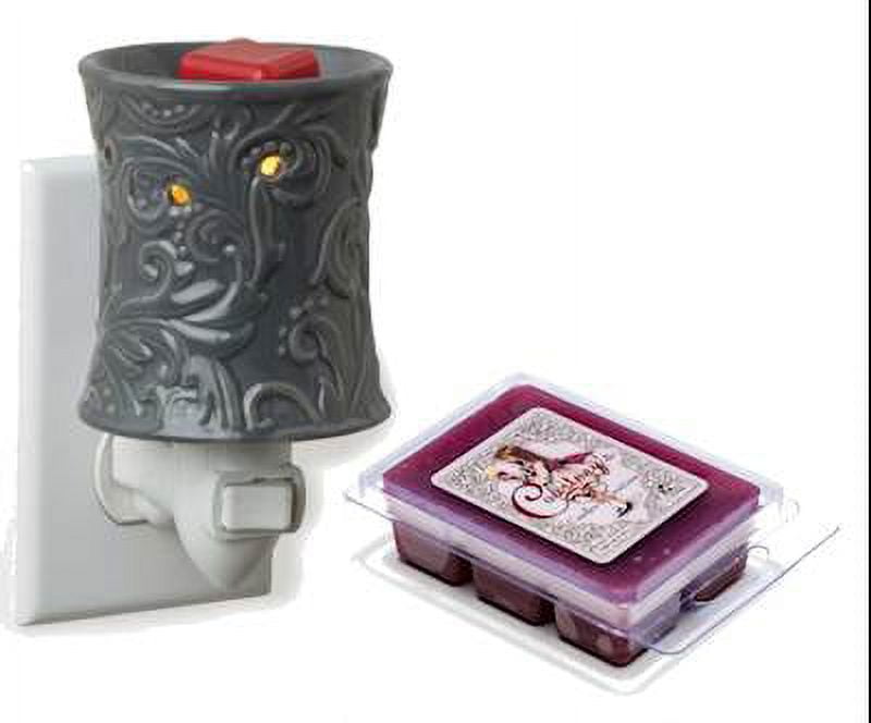 RAINSTORM Pluggable Fragrance Warmer Gift Set with Courtneys Wax Melt