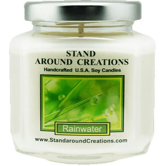 RAINWATER HEX 6-OZ. ALL NATURAL SOY CANDLE