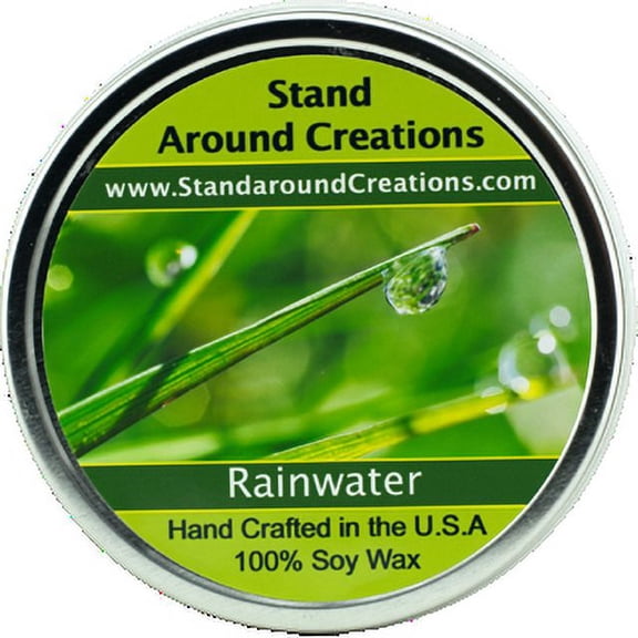 RAINWATER TIN 16-OZ. ALL NATURAL SOY CANDLE