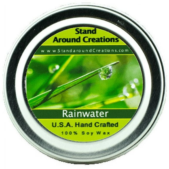 RAINWATER TIN 4-OZ. ALL NATURAL SOY CANDLE