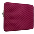 thumbnail image 1 of RAINYEAR 11 Inch Laptop Sleeve Diamond Foam Shock Resistant Neoprene Case Fluffy Lining Cover Carrying Bag Compatible with 11.6 MacBook Air Surface for 11" Chromebook Computer Tablet Notebook(Red), 1 of 7