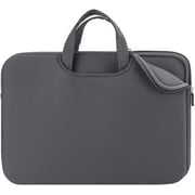 RAINYEAR Laptop Sleeve Case Compatible with 15.6 Inch Chromebook Notebook Computer Ultrabook, Protective Slim Padded Carrying Bag Cover with Handle Strap Pocket for Men Women (Blue)