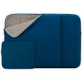 thumbnail image 1 of RAINYEAR 15.6 Inch Laptop Sleeve Case Soft Fluffy Lining Cover Carrying Bag with Front Pocket & Accessories Pouch,Compatible with 15.6" Notebook Computer Chromebook(Navy Blue,Upgraded Version), 1 of 7