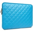 thumbnail image 1 of RAINYEAR 15 Inch Laptop Sleeve Diamond PU Leather Case Protective Shockproof Water Resistant Zipper Cover Carrying Bag Specially Compatible with 15.4 MacBook Pro TouchBar Model A1707 A1990 (Blue), 1 of 7