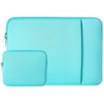 thumbnail image 1 of RAINYEAR 16 Inch Laptop Sleeve Protective Soft Case Padded Cover Carrying Bag with Front Pocket & Accessories Pouch, Specially Compatible with 2021 2022 16" MacBook Pro M1 for Model A2141 A2485(Blue), 1 of 7