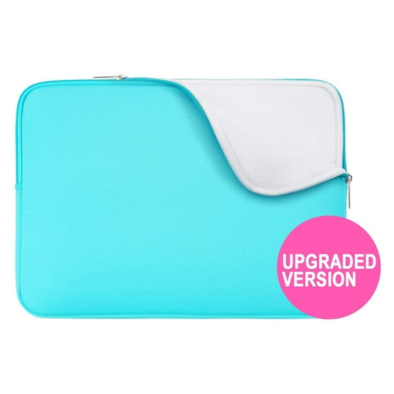 RAINYEAR Laptop Sleeve Case Compatible with 13.3 Inch MacBook Air Pro Touch Bar for 13.3" Notebook Computer Tablet Chromebook 13" Soft Cover Protective Carrying Padded Bag(Blue,Upgraded Version)