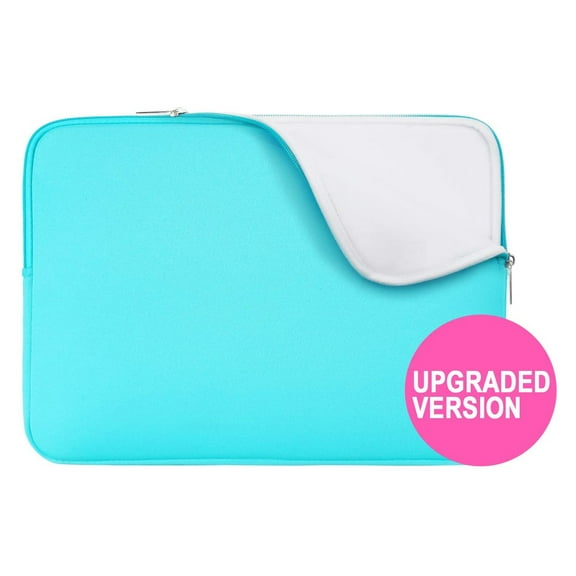 RAINYEAR Laptop Sleeve Case Compatible with 13.3 Inch MacBook Air Pro Touch Bar for 13.3" Notebook Computer Tablet Chromebook 13" Soft Cover Protective Carrying Padded Bag(Blue,Upgraded Version)