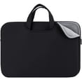 thumbnail image 1 of RAINYEAR Padded Polyester 11.6" Laptop Sleeve, Black, 1 of 7