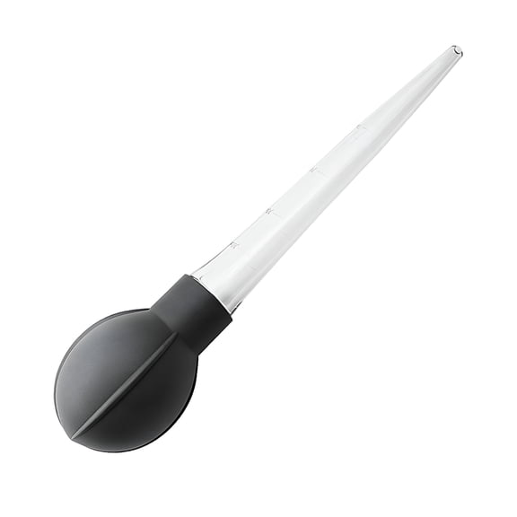 RAIRSKY 1 Pc Large Turkey Baster - Premium Baster Tool for Cooking - Easy to Use and Clean - Powerful Bulb Baster Syringe - Dishwasher Safe - Flavor Meat Poultry,Beef,Chicken,11.8 Inch,Bare