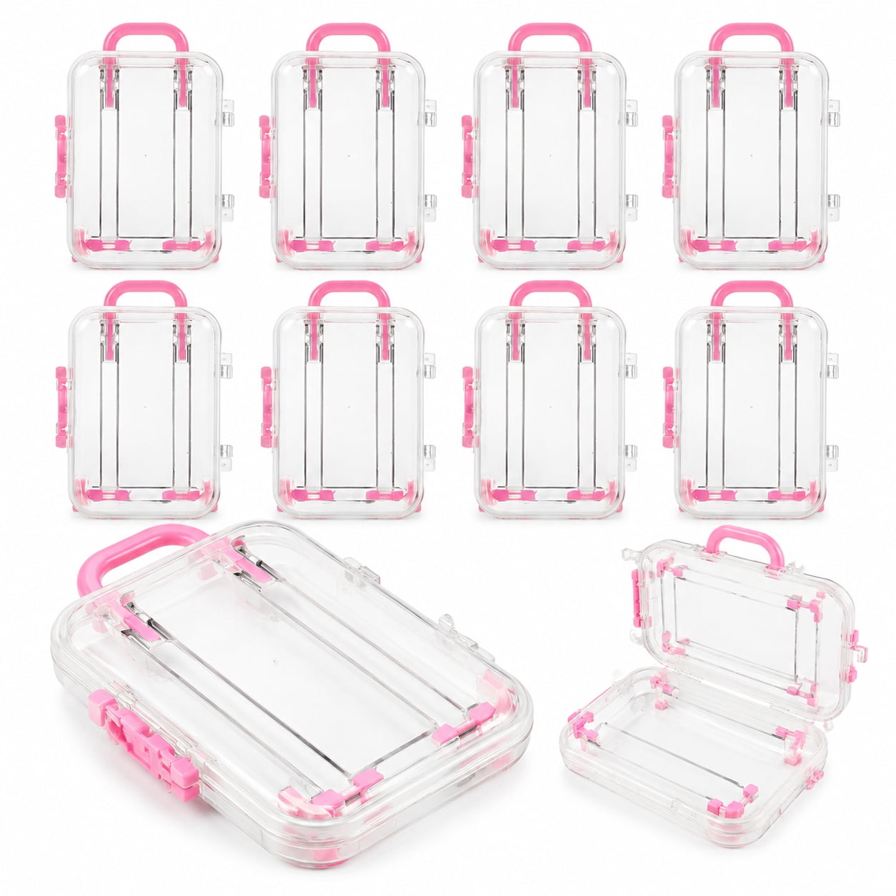Suitecase Mini RAIRSKY 12pcs Mini Clear Suitcase Favor Box for Party Decoration ...