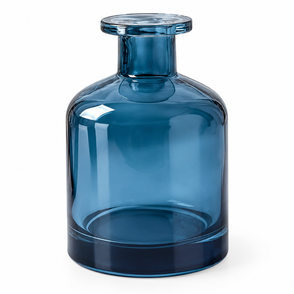 RAIRSKY 1Pcs 150Ml/5Oz Empty Refillable Glass Diffuser Bottle Diffuser Jars Aromatherapy Storage Container Fragrance Accessories Use for Diy Replacement Reed Diffuser Sticks Crafts Decor