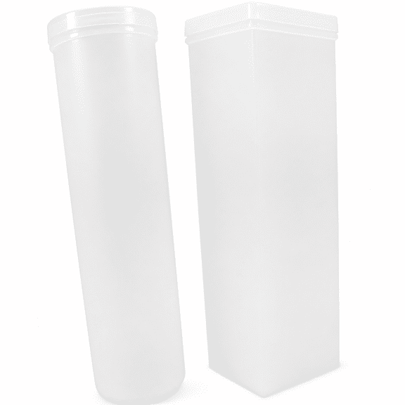 RAIRSKY 2026 New Cereal Containers 2 Pcs Round Crackers Containers Crackers Sleeve Storage Container Plastic Crackers Keeper with Lid Airtight Spaghetti Container Clear Cookie Holder