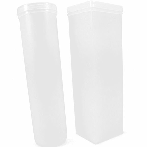 Rairsky 2026 New Cereal Containers 2 Pcs Round Crackers Containers Crackers Sleeve Storage Container Plastic Crackers Keeper with Lid Airtight Spaghetti Container Clear Cookie Holder