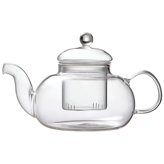 RAIRSKY 2026 New Clear Teapot with Removable Infuser 20.3 Oz Loose Leaf and Tea Maker for Home,Kitchen,Office,Tea Brewing