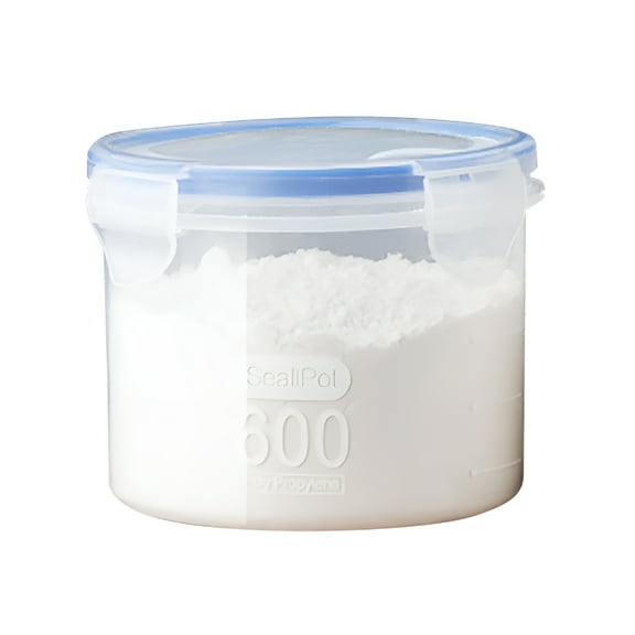 RAIRSKY 2026 New Kitchen Storage Sealed Food Preservation Container Storage Tank Grains Sealed Can Acrylic Containers 25 Lb Rice Air Tight Container Home Kitchen for Counter Disposable Food Trays