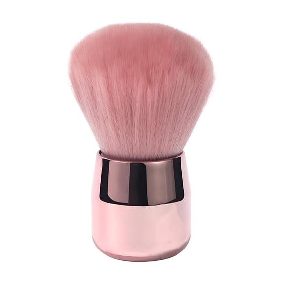 RAIRSKY 2026 New Luxurious and Large Xtra Soft Fluffy Powder Brush,Multipurpose Face,Body,Barber and Beauty Tool,With Wooden Base Large Kabuki Brush for Makeup,Spa,Home,Professional Use (Gold)