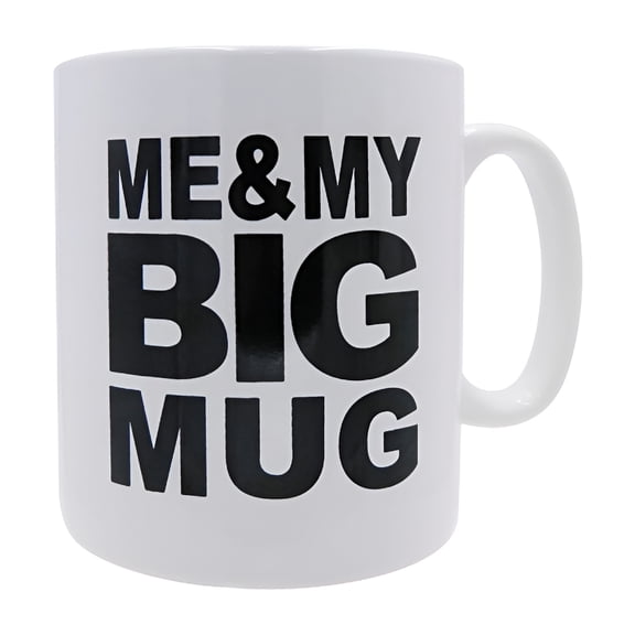 RAIRSKY 2026 New Mug Big Coffee Mug Oversize Huge 28 Ounces Mega Size Cup, Extra Large for Big Drinks, Office Desk Decor Novelty Coffee Lovers Xl Coffee Mug, Secret Santa