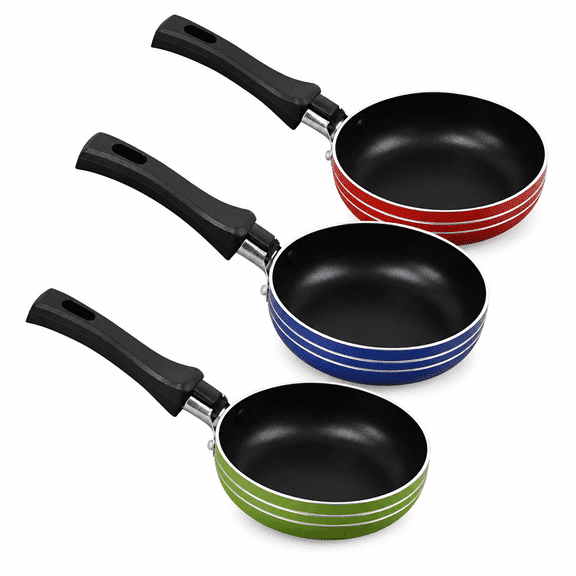 RAIRSKY 2026 New Stainless Steel Mini Frying Pan Non-Stick Skillet 6.3 Inch Cookware Small Saucepan for Eggs Pancakes Vegetables Single Serving