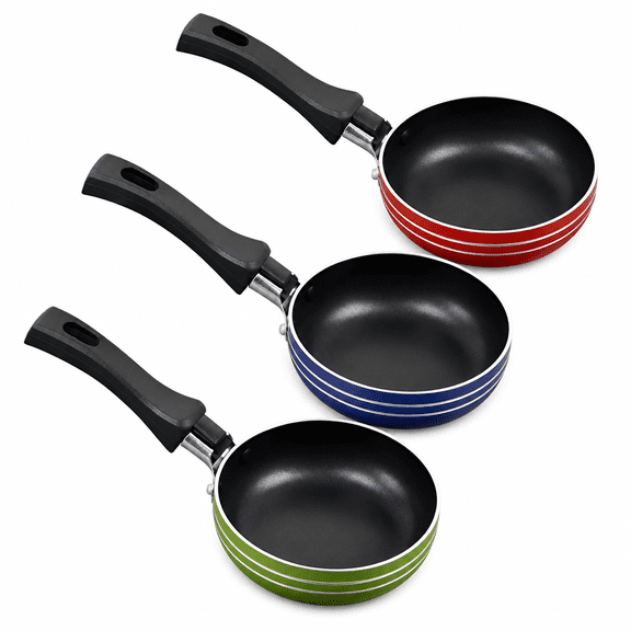 RAIRSKY 2026 New Stainless Steel Mini Frying Pan Non-Stick Skillet 6.3 Inch Cookware Small Saucepan for Eggs Pancakes Vegetables Single Serving