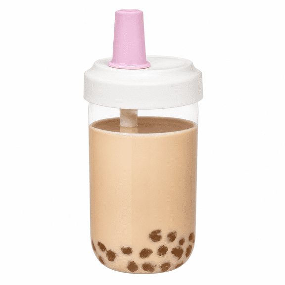 RAIRSKY 2026 New Tumbler Milk Cup with Straw,Reusable Boba Cups with Lids and Straw,Bubble Tea Cups with Silicone Sleeve,Bpa Free for Home,Office,Travel,Cafe,Drink,Party
