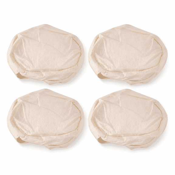 RAIRSKY 4pcs Oval Banneton Proofing Basket for Sourdough Bread