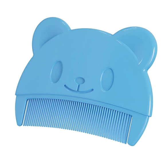 RAIRSKY Baby Comb Baby Scalp Comb, Soft Bristle Bath Comb for Newborn Cradle Cap, Gentle Massage Hair Brush, Cute Bear Design, Safe and Easy Clean