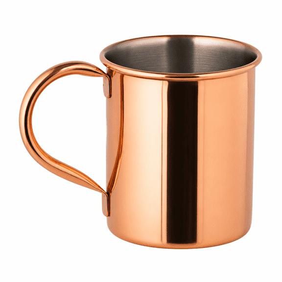 RAIRSKY Copper Cups 14 Oz Pure Solid Copper MugsSet of Hand-Hammered Moscow Mule Cups with Stay-Cool Handle,Naturally Antimicrobial Drinkware for Cocktails,Iced Tea&Coffee,Rustic Bar