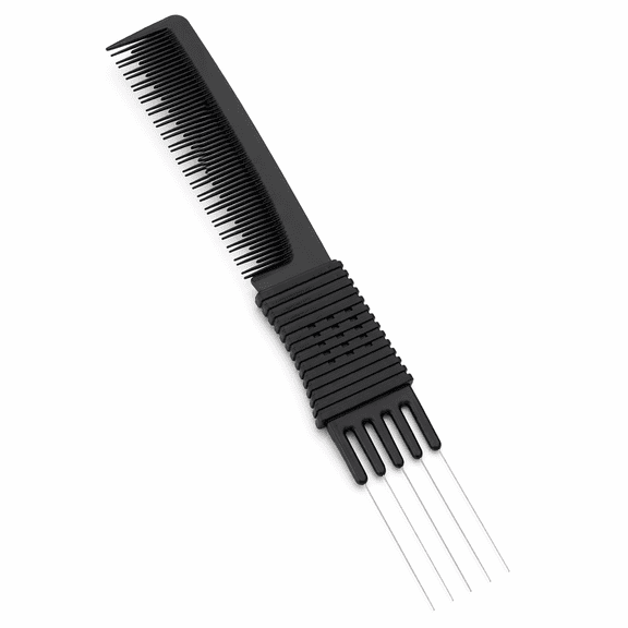 RAIRSKY Hair Pick Double Side Pick Salon Teasing Back Combs With Steel Lift Teasing Combs With Metal Prong Combs For Women