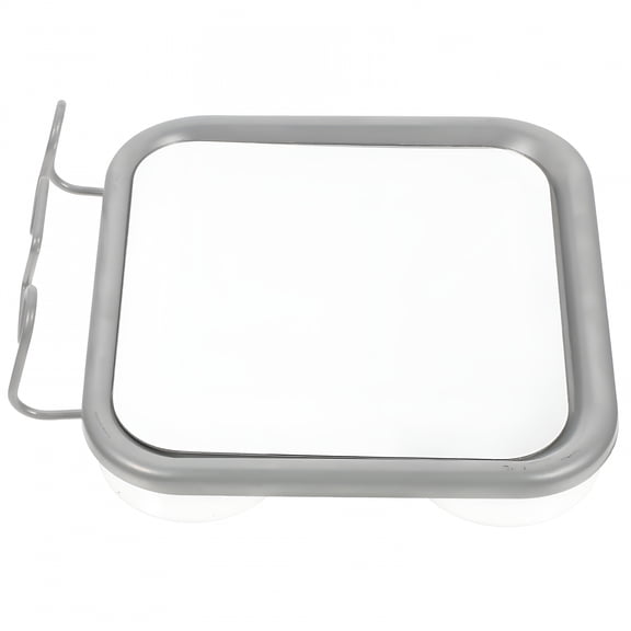 RAIRSKY Hook Vanity Mirror Bathtub Anti Fog Shower Shaving Mirror Punch-free Vanity Mirror Shower Mirror Shaving Mirror
