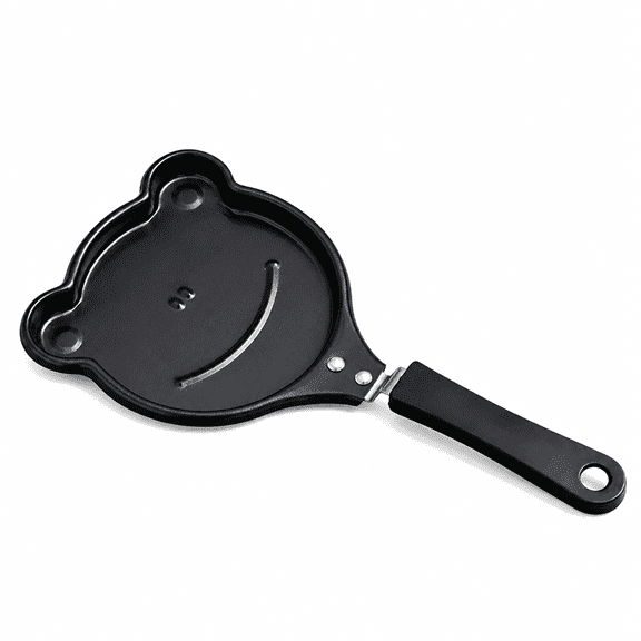 RAIRSKY Pancake Pans Pancake Maker Kitchen Tools Eggs Shape Pan Flip Omelet Mini Breakfast Eggs Frying Pot Non-Stick Pan Pancake Maker 10.2*4.7"