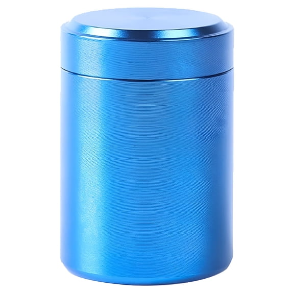 RAIRSKY Portable Aluminum Storage Jar,Airtight Smell Proof Container,Coffee Canister,Metal Waterproof Small Bottle Multipurpose Container for Coffee&Teas,Herb Spices Container Screw-Top Lid Lock Odor