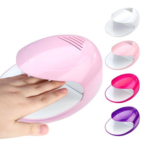 RAIRSKY Portable Nail Fan Dryer for Regular Polish - Kids Safe Manicure Tool - Battery Operated Quick Dry Machine for Girls - No Gloves Required - Hands and Feet Nail Art Dryer