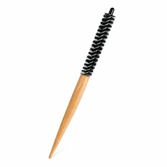 RAIRSKY Small Round Hair Brush Quiff with Nylon Bristles, Mini Round Comb, Hair Styling Brush for Thin Hair, Beard, Men Women 16mm