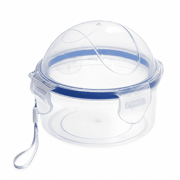 RAIRSKY Transparent Plastic Microwave Safe Lettuce Food Storage Jar