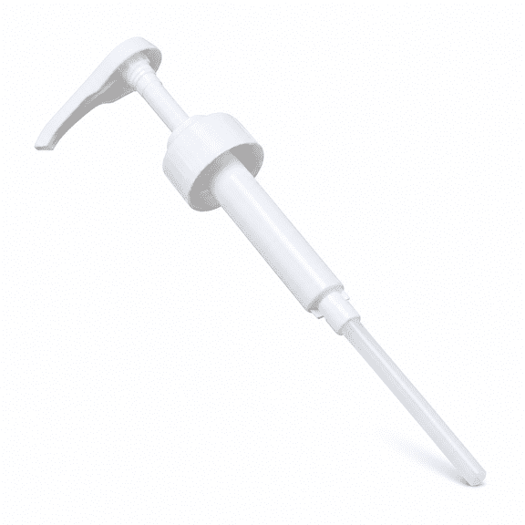 RAIRSKY Universal White Plastic Pump Dispenser for Liquid ContainersFits 1 Gallon and 64 oz Bottles,Adjustable Nozzle,Ideal for Soap,Lotion