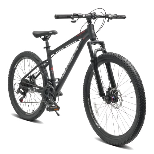 RAISTYW 26 inch All-Terrain Mountain Bike for Adult, 21 Speed MTB Bicycle for Men with Disc Brakes, Carbon Steel Frame, Black