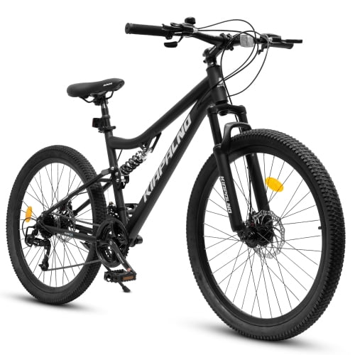 RAISTYW 26 inch All-Terrain Mountain Bike for Women, 21 Speed Women Bike with Dual Disc Brakes, Carbon Steel Frame Mountain Bicycle, Black