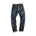 thumbnail image 1 of RALEIGH Men's Workshop Denim Comfort Pockets Jeans, Dark Blue, 30, 1 of 4
