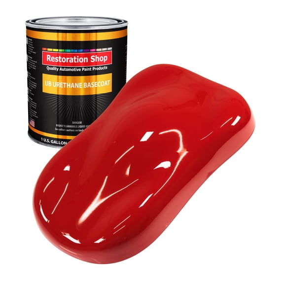RALLY Red 1 Gallon URETHANE BASECOAT Car Auto Body Paint